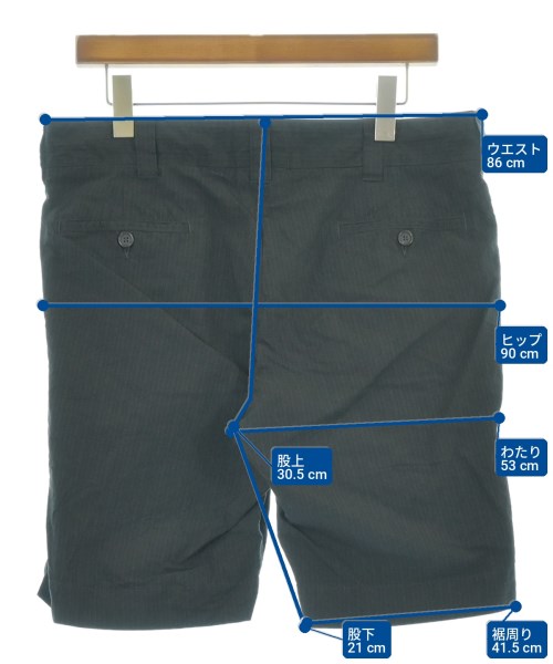 DOLCE&GABBANA（ドルチェアンドガッバーナ）ショートパンツ 紺 サイズ:48(L位) メンズ/2200719285110