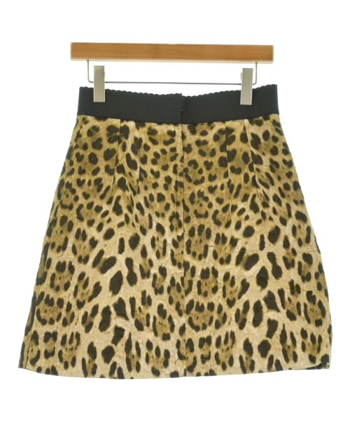 DOLCE&GABBANA（ドルチェアンドガッバーナ）ミニスカート ベージュ サイズ:42(M位) レディース/2200720820065