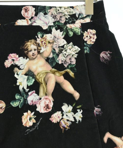 DOLCE&GABBANA（ドルチェアンドガッバーナ）ミニスカート 黒 サイズ:38(S位) レディース/2200720820072