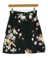 DOLCE&GABBANA（ドルチェアンドガッバーナ）ミニスカート 黒 サイズ:38(S位) レディース/2200720820072