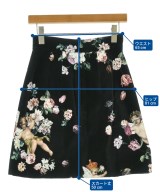 DOLCE&GABBANA（ドルチェアンドガッバーナ）ミニスカート 黒 サイズ:38(S位) レディース/2200720820072