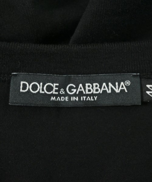 DOLCE&GABBANA（ドルチェアンドガッバーナ）Tシャツ・カットソー 黒 サイズ:44(S位) メンズ/2200720907025