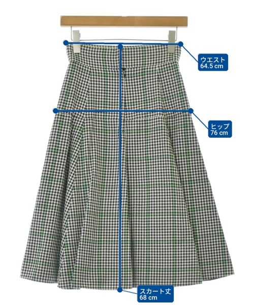 DOLCE&GABBANA（ドルチェアンドガッバーナ）ひざ丈スカート 白 サイズ:36(XS位) レディース/2200721054063