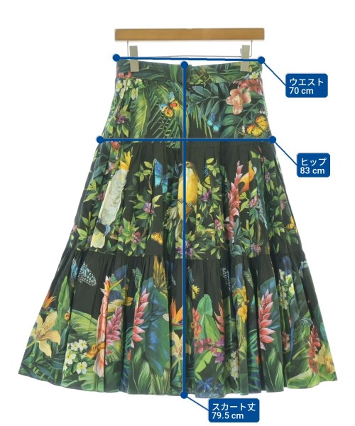 DOLCE&GABBANA（ドルチェアンドガッバーナ）ロング・マキシ丈スカート 黒 サイズ:40(M位) レディース/2200721395128