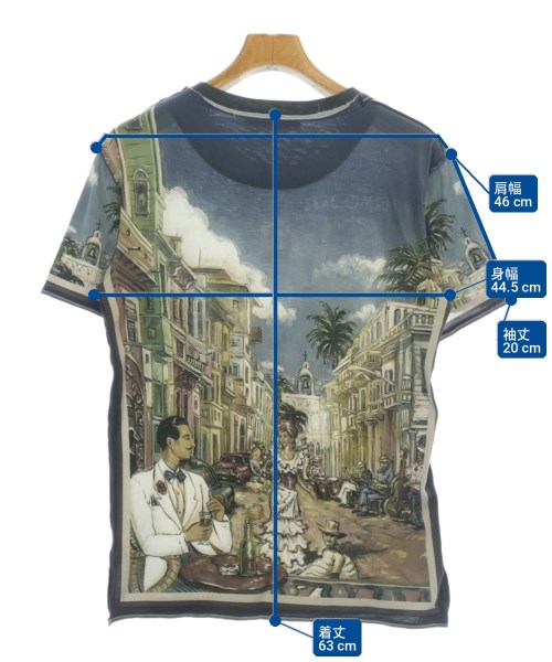 DOLCE&GABBANA（ドルチェアンドガッバーナ）Tシャツ・カットソー グレー サイズ:46(M位) メンズ/2200721623115