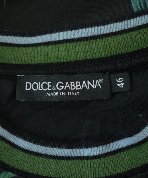 DOLCE&GABBANA（ドルチェアンドガッバーナ）Tシャツ・カットソー 黒 サイズ:46(M位) メンズ/2200721623153
