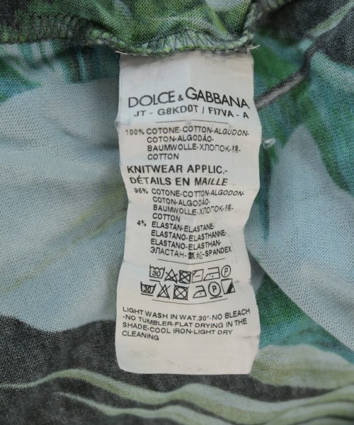DOLCE&GABBANA（ドルチェアンドガッバーナ）Tシャツ・カットソー 黒 サイズ:46(M位) メンズ/2200721623153