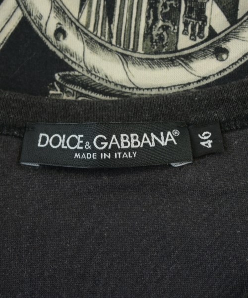DOLCE&GABBANA（ドルチェアンドガッバーナ）Tシャツ・カットソー 黒 サイズ:46(M位) メンズ/2200721855035