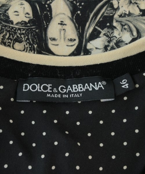 DOLCE&GABBANA（ドルチェアンドガッバーナ）Tシャツ・カットソー 黒 サイズ:46(M位) メンズ/2200721855042