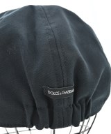 DOLCE&GABBANA（ドルチェアンドガッバーナ）ハンチング・ベレー帽 黒 サイズ:58cm メンズ/2200722291184