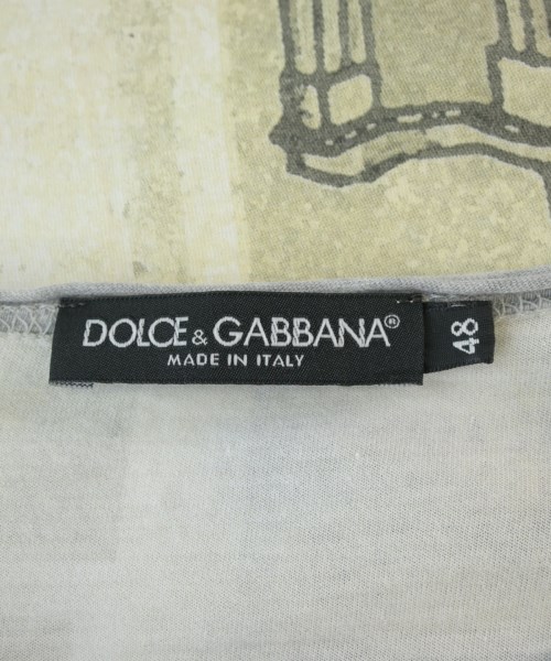 DOLCE&GABBANA（ドルチェアンドガッバーナ）Tシャツ・カットソー ベージュ サイズ:48(L位) メンズ/2200722389065