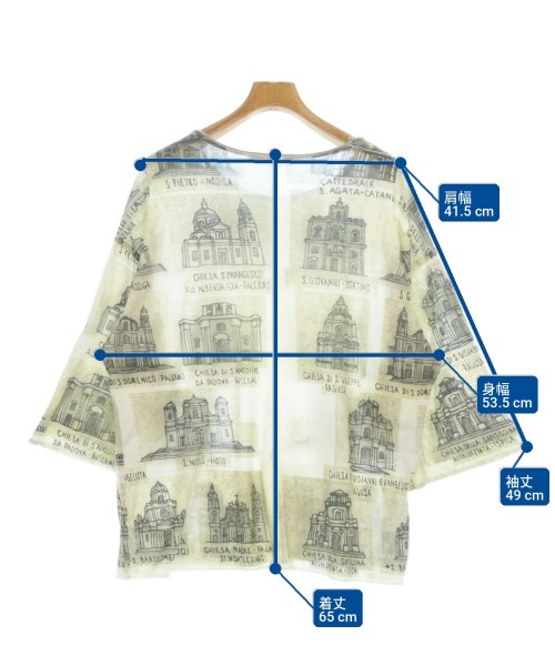 DOLCE&GABBANA（ドルチェアンドガッバーナ）Tシャツ・カットソー ベージュ サイズ:48(L位) メンズ/2200722389065