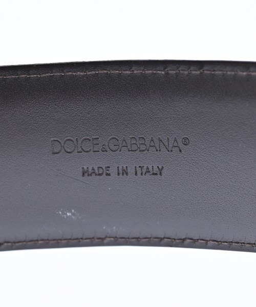 DOLCE&GABBANA（ドルチェアンドガッバーナ）ベルト 茶 サイズ:- メンズ/2200719650048