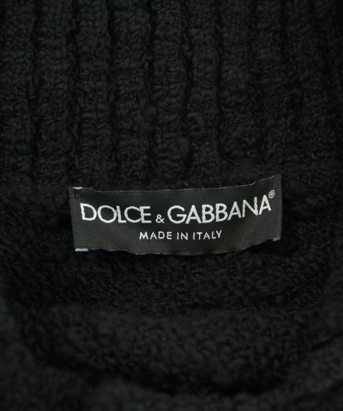 DOLCE&GABBANA（ドルチェアンドガッバーナ）ニット・セーター 黒 サイズ:48(L位) メンズ/2200723062080