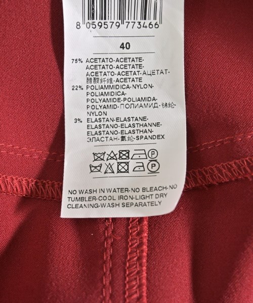 DOLCE&GABBANA（ドルチェアンドガッバーナ）ロング・マキシ丈スカート 赤 サイズ:40(M位) レディース/2200723217046