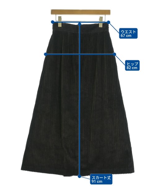 DOLCE&GABBANA（ドルチェアンドガッバーナ）ロング・マキシ丈スカート 茶 サイズ:40(M位) レディース/2200723217060