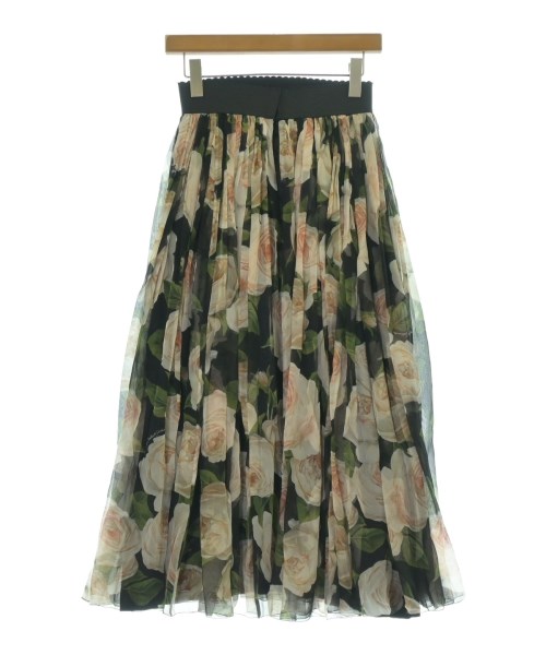 DOLCE&GABBANA（ドルチェアンドガッバーナ）ロング・マキシ丈スカート 黒 サイズ:38(S位) レディース/2200720315615