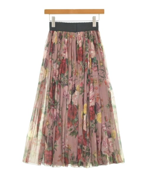 DOLCE&GABBANA（ドルチェアンドガッバーナ）ロング・マキシ丈スカート ピンク サイズ:38(S位) レディース/2200720315622