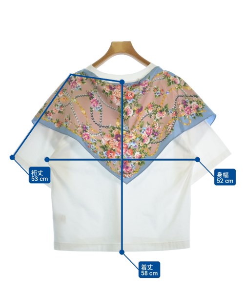 DOLCE&GABBANA（ドルチェアンドガッバーナ）Tシャツ・カットソー 白 サイズ:40(M位) レディース/2200723787013