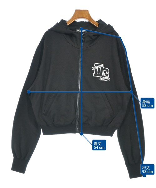 DOLCE&GABBANA（ドルチェアンドガッバーナ）パーカー 黒 サイズ:40(M位) レディース/2200723787020