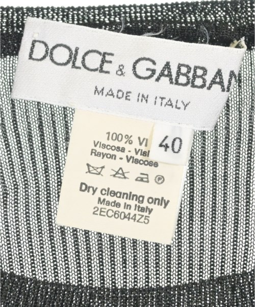 DOLCE&GABBANA（ドルチェアンドガッバーナ）ニット・セーター 黒 サイズ:40(M位) レディース/2200719424212