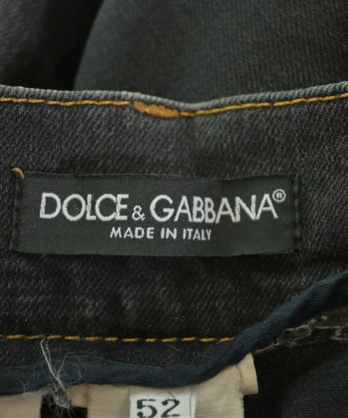 DOLCE&GABBANA（ドルチェアンドガッバーナ）デニムパンツ 黒 サイズ:52(XXL位) メンズ/2200724026029