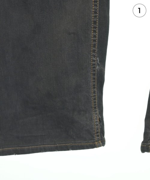 DOLCE&GABBANA（ドルチェアンドガッバーナ）デニムパンツ 黒 サイズ:52(XXL位) メンズ/2200724026029