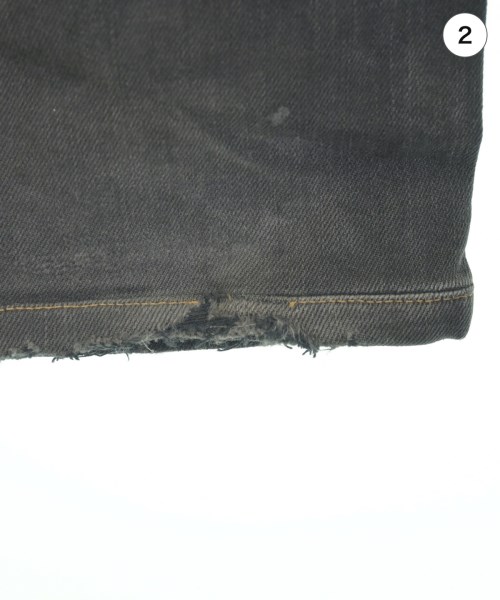 DOLCE&GABBANA（ドルチェアンドガッバーナ）デニムパンツ 黒 サイズ:52(XXL位) メンズ/2200724026029