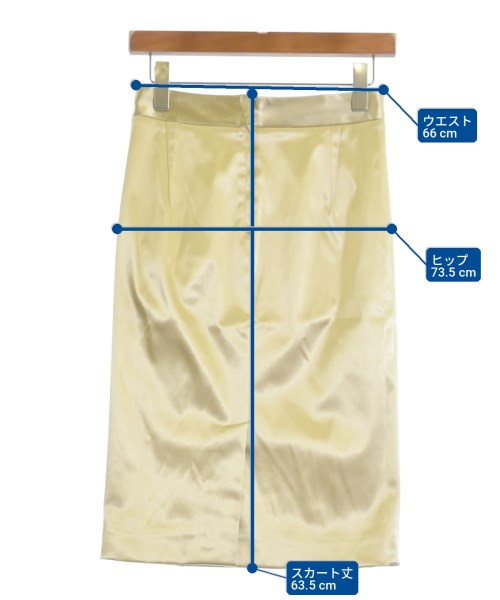 DOLCE&GABBANA（ドルチェアンドガッバーナ）ひざ丈スカート ゴールド サイズ:40(M位) レディース/2200724399017