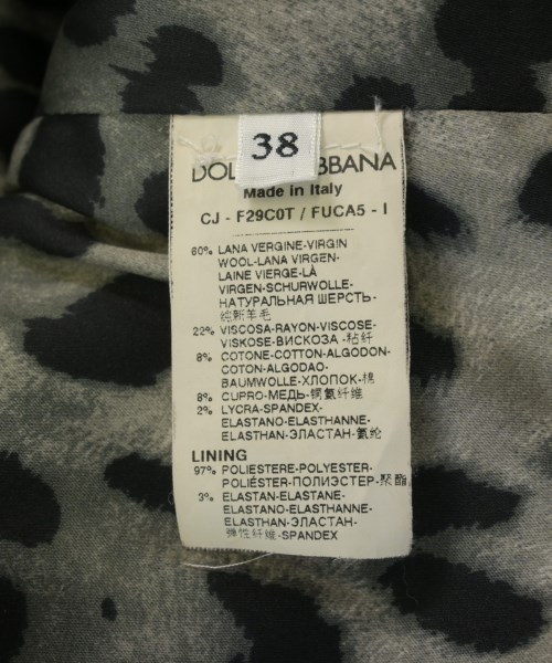 DOLCE&GABBANA（ドルチェアンドガッバーナ）テーラードジャケット 黒 サイズ:38(S位) レディース/2200718583064