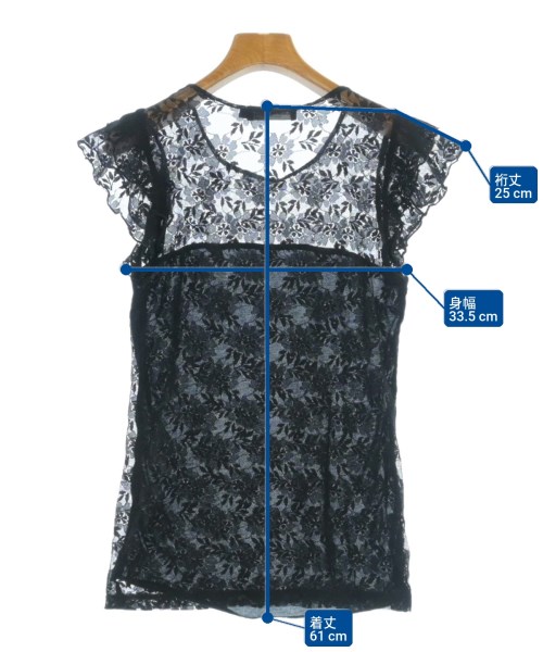 DOLCE&GABBANA（ドルチェアンドガッバーナ）カジュアルシャツ 黒 サイズ:40(M位) レディース/2200718583088