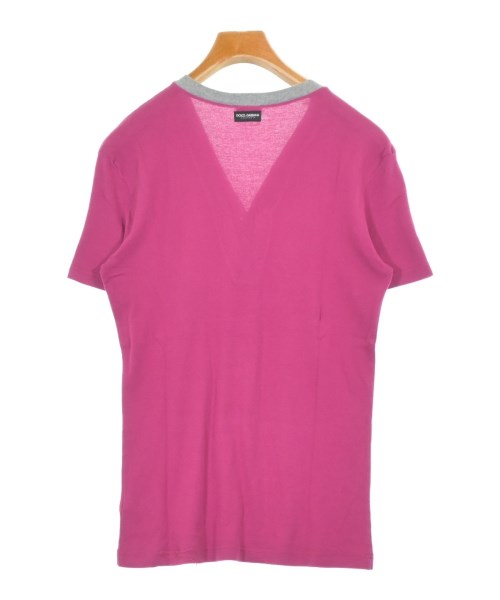 DOLCE&GABBANA（ドルチェアンドガッバーナ）Tシャツ・カットソー ピンク サイズ:L メンズ/2200724618088
