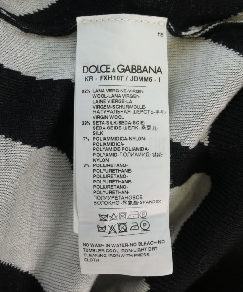 DOLCE&GABBANA（ドルチェアンドガッバーナ）ニット・セーター 黒 サイズ:38(S位) レディース/2200725631048