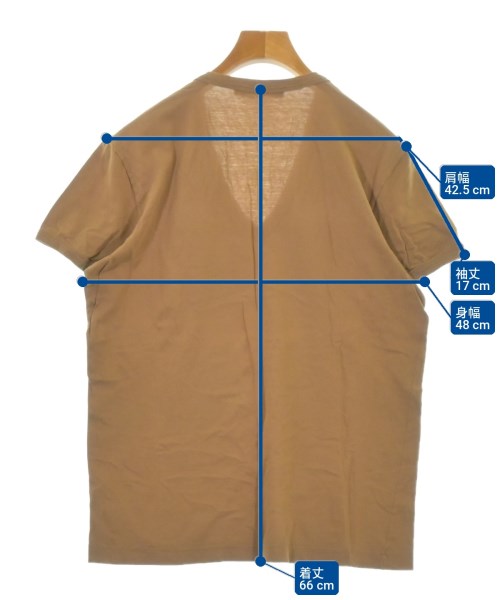 DOLCE&GABBANA（ドルチェアンドガッバーナ）Tシャツ・カットソー ベージュ サイズ:50(XL位) メンズ/2200725569327