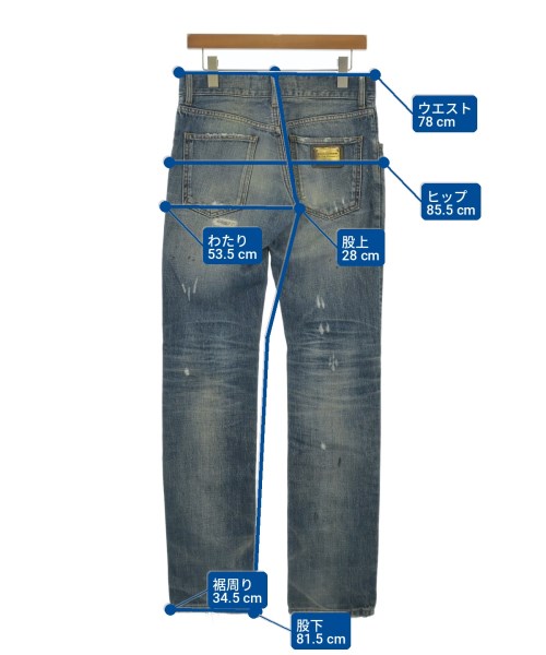DOLCE&GABBANA（ドルチェアンドガッバーナ）デニムパンツ 青 サイズ:44(S位) メンズ/2200725706036
