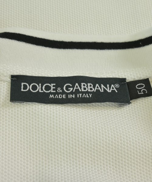 DOLCE&GABBANA（ドルチェアンドガッバーナ）Tシャツ・カットソー 白 サイズ:50(XL位) メンズ/2200721350448