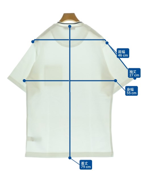 DOLCE&GABBANA（ドルチェアンドガッバーナ）Tシャツ・カットソー 白 サイズ:50(XL位) メンズ/2200721350448