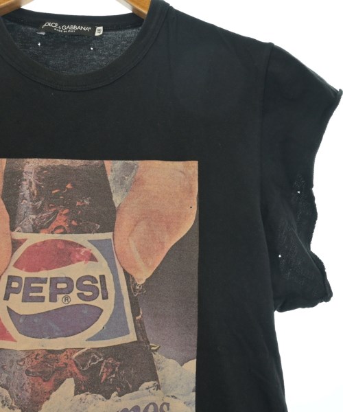 DOLCE&GABBANA（ドルチェアンドガッバーナ）Tシャツ・カットソー 黒 サイズ:48(L位) メンズ/2200726210082