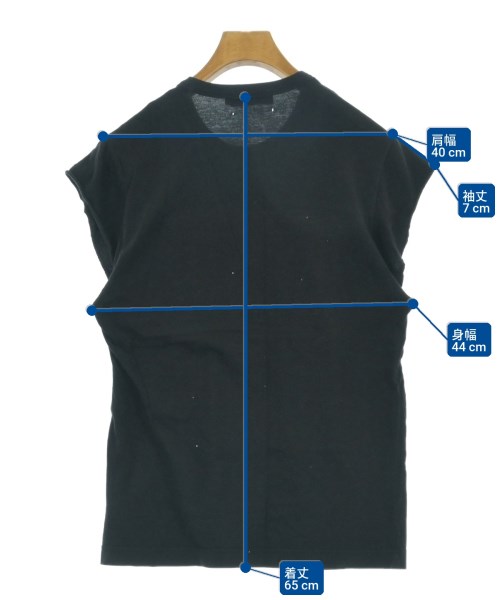 DOLCE&GABBANA（ドルチェアンドガッバーナ）Tシャツ・カットソー 黒 サイズ:48(L位) メンズ/2200726210082