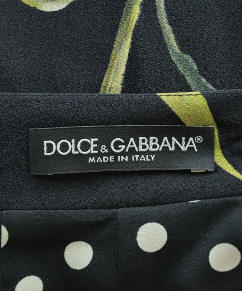 DOLCE&GABBANA（ドルチェアンドガッバーナ）ひざ丈スカート 黒 サイズ:36(XS位) レディース/2200726356056