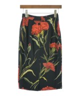 DOLCE&GABBANA（ドルチェアンドガッバーナ）ひざ丈スカート 黒 サイズ:36(XS位) レディース/2200726356056