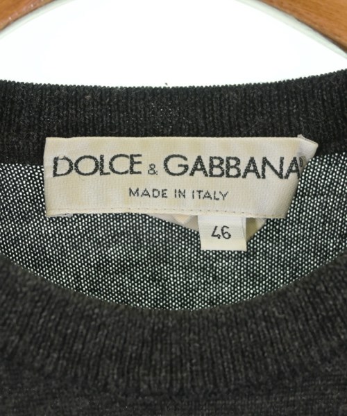 DOLCE&GABBANA（ドルチェアンドガッバーナ）ニット・セーター グレー サイズ:46(M位) メンズ/2200727442024