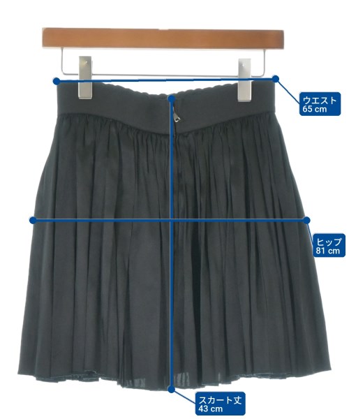 DOLCE&GABBANA（ドルチェアンドガッバーナ）ミニスカート 黒 サイズ:38(S位) レディース/2200728712072