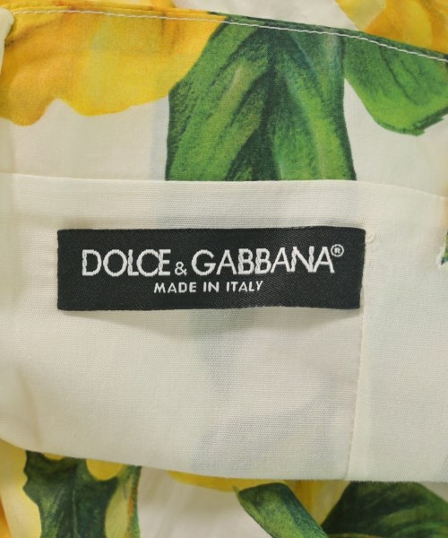 DOLCE&GABBANA（ドルチェアンドガッバーナ）ワンピース 黄 サイズ:-(L位) レディース/2200728441026