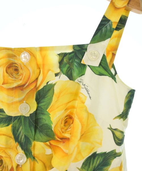 DOLCE&GABBANA（ドルチェアンドガッバーナ）ワンピース 黄 サイズ:-(L位) レディース/2200728441026