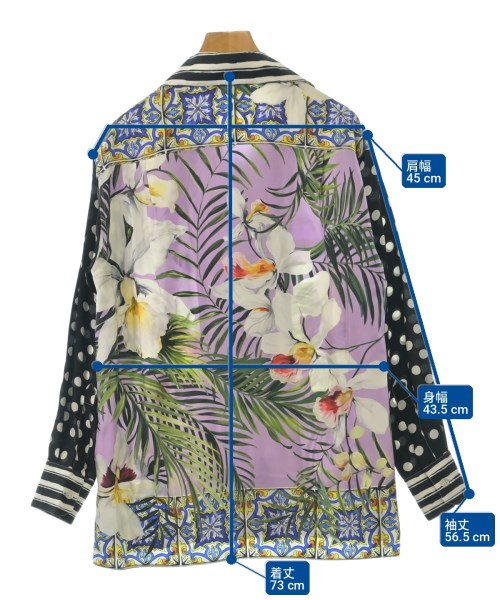 DOLCE&GABBANA（ドルチェアンドガッバーナ）ドレスシャツ 黒 サイズ:36(XS位) レディース/2200728441057