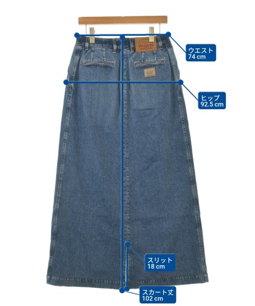 DOLCE&GABBANA（ドルチェアンドガッバーナ）ロング・マキシ丈スカート 青 サイズ:40(M位) レディース/2200728441071