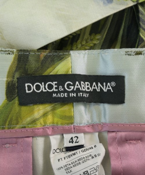 DOLCE&GABBANA（ドルチェアンドガッバーナ）スラックス 緑 サイズ:42(M位) レディース/2200728441118