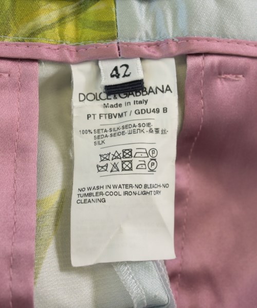 DOLCE&GABBANA（ドルチェアンドガッバーナ）スラックス 緑 サイズ:42(M位) レディース/2200728441118