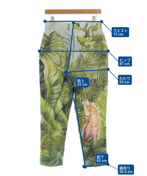 DOLCE&GABBANA（ドルチェアンドガッバーナ）スラックス 緑 サイズ:42(M位) レディース/2200728441118